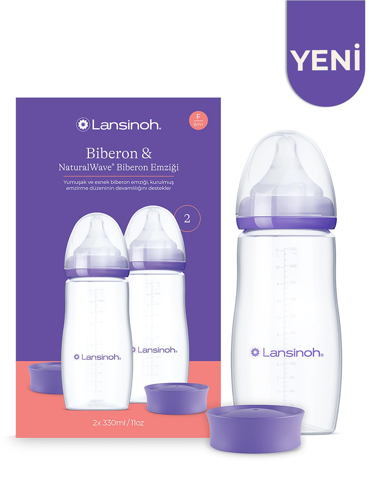 Lansinoh® 330 ml x 2 PP Biberon Seti