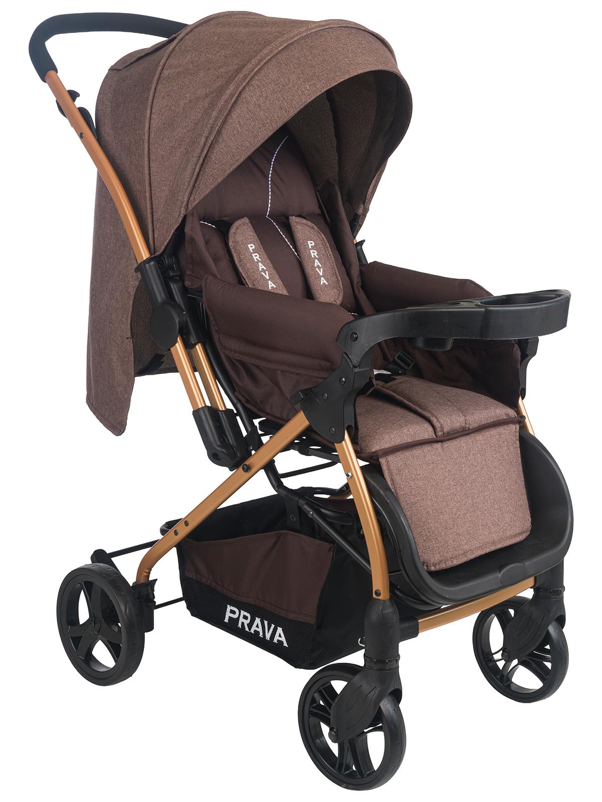 Prava Comfort Plus Çift Yönlü Bebek Arabası - Kahverengi