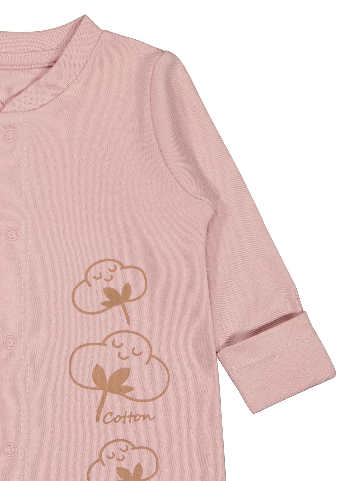 Civil Baby Organik Pamuklu Yenidogan 0-3 Ay Tulum - Pembe