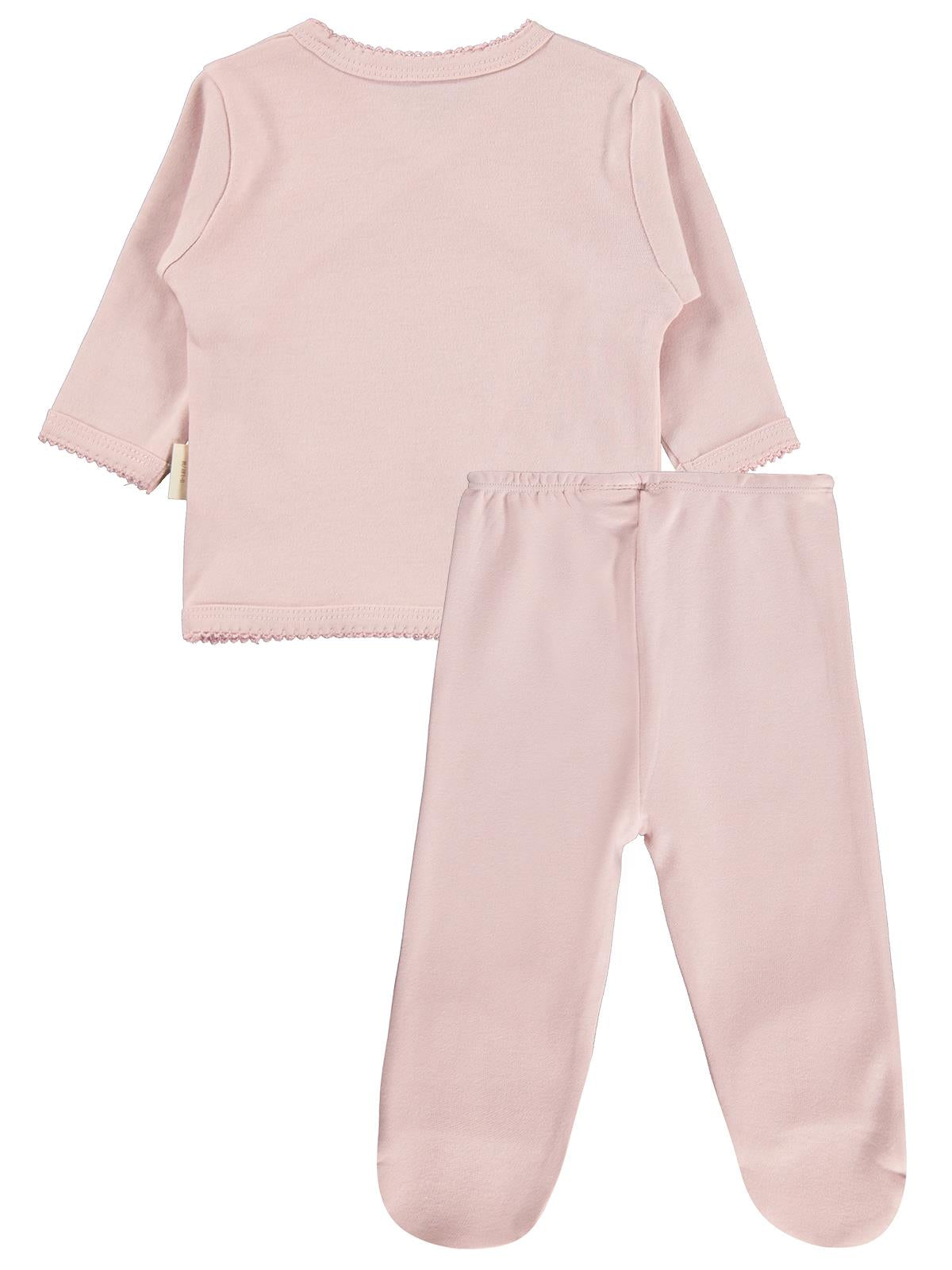 Civil Baby Organik Pamuklu 5 Li Zıbın Takımı - Pembe
