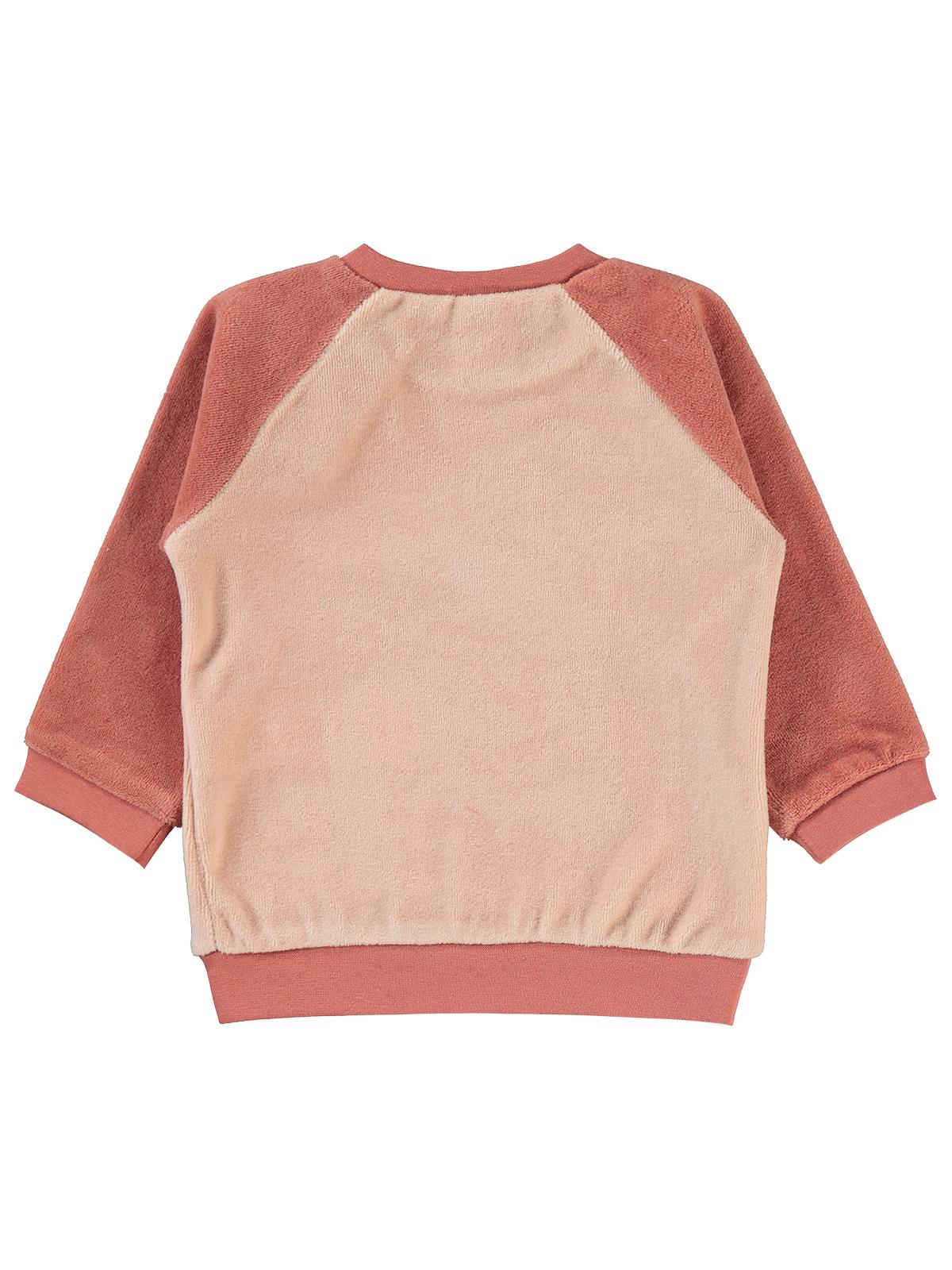 Civil Baby Bulut Baskılı 6-18 Ay Sweatshirt - Pudra