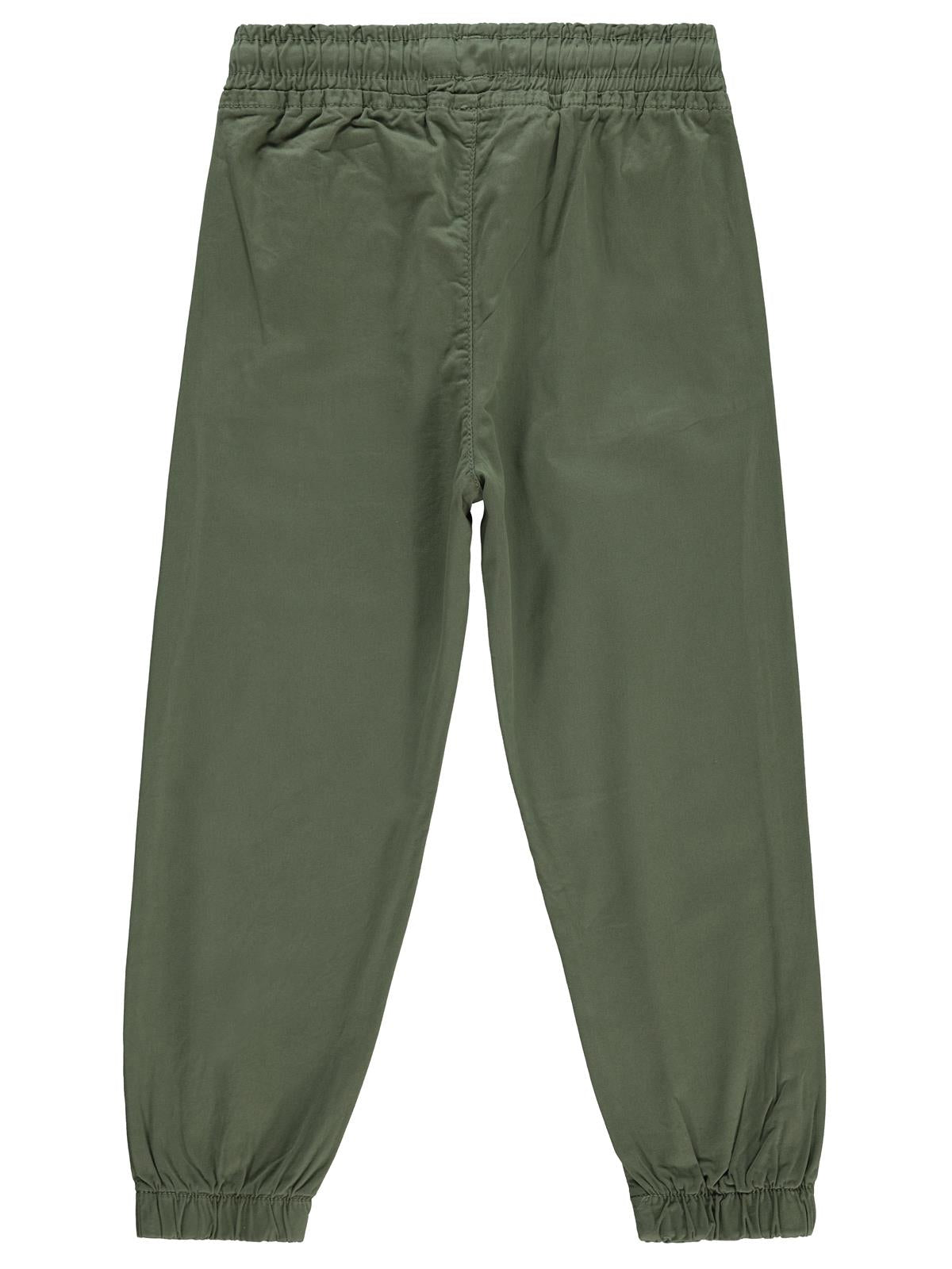 Civil Boys Bel Paça Lastikli Düz 6-9 Yaş Pantolon - Yeşil
