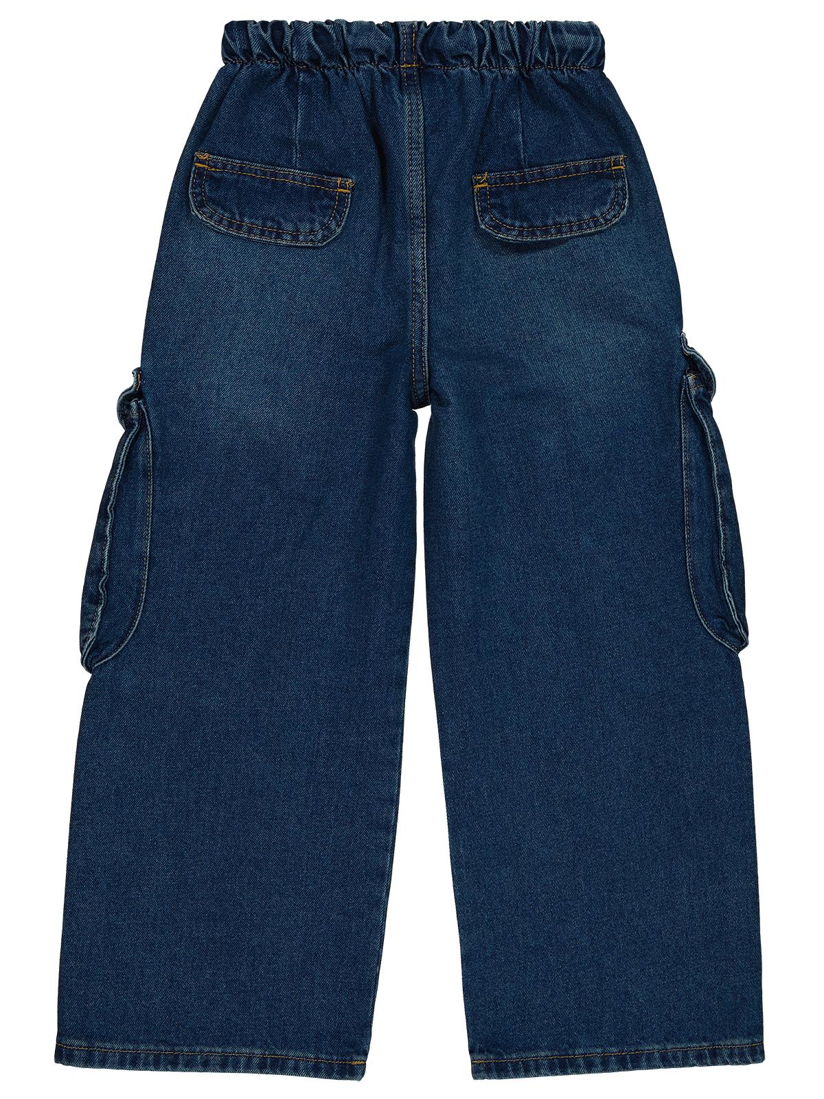 Civil Girls Büyük Cepli 6-9 Yaş Pantolon - Mavi