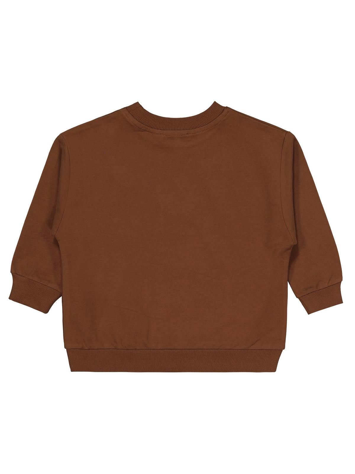 Civil Boys Cvl Team Etiketli 2-5 Yaş Sweatshirt - Kahverengi