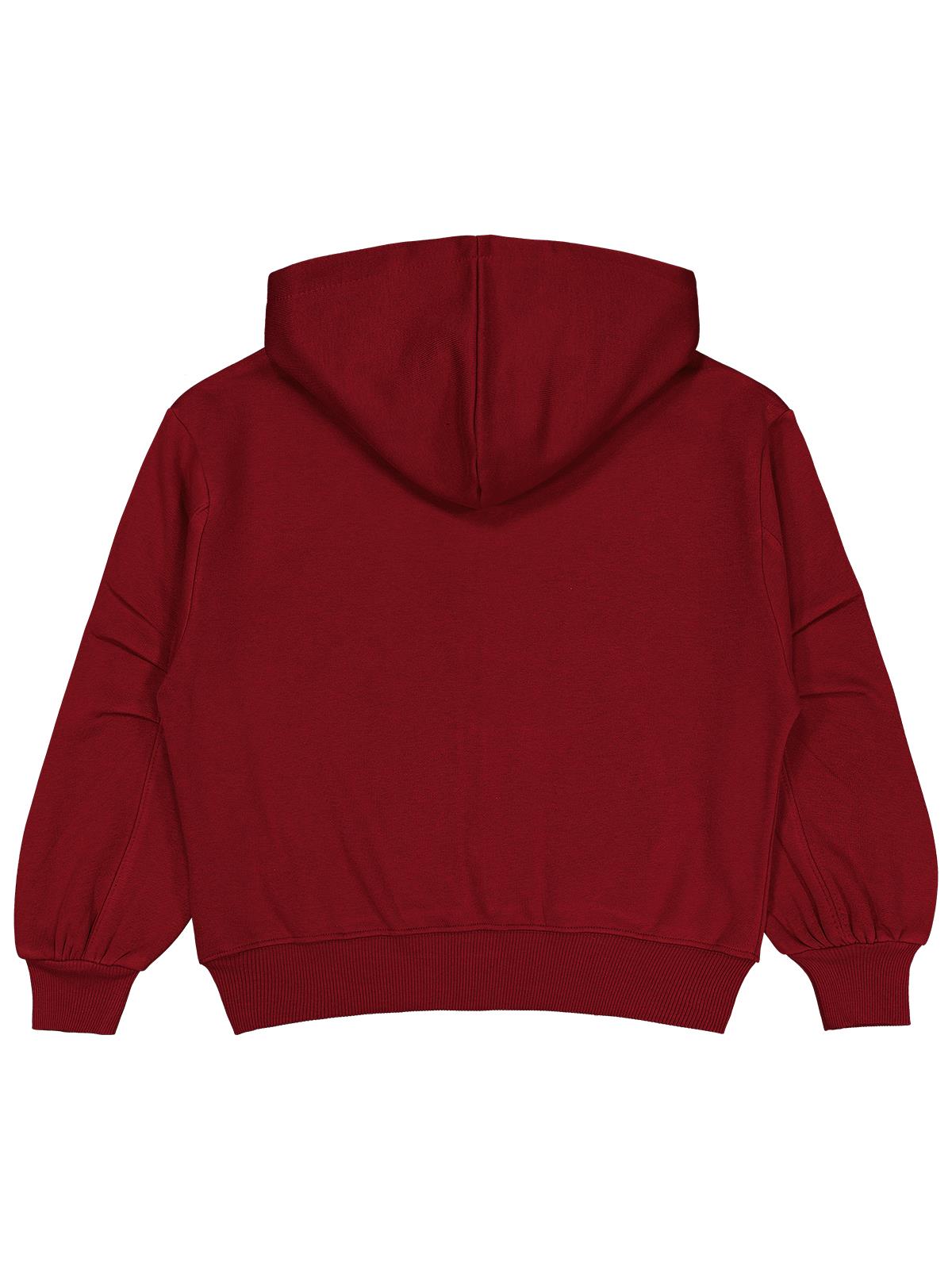 Civil Girls Kız Çocuk Düz 10-13 Yaş Hırka - Bordo