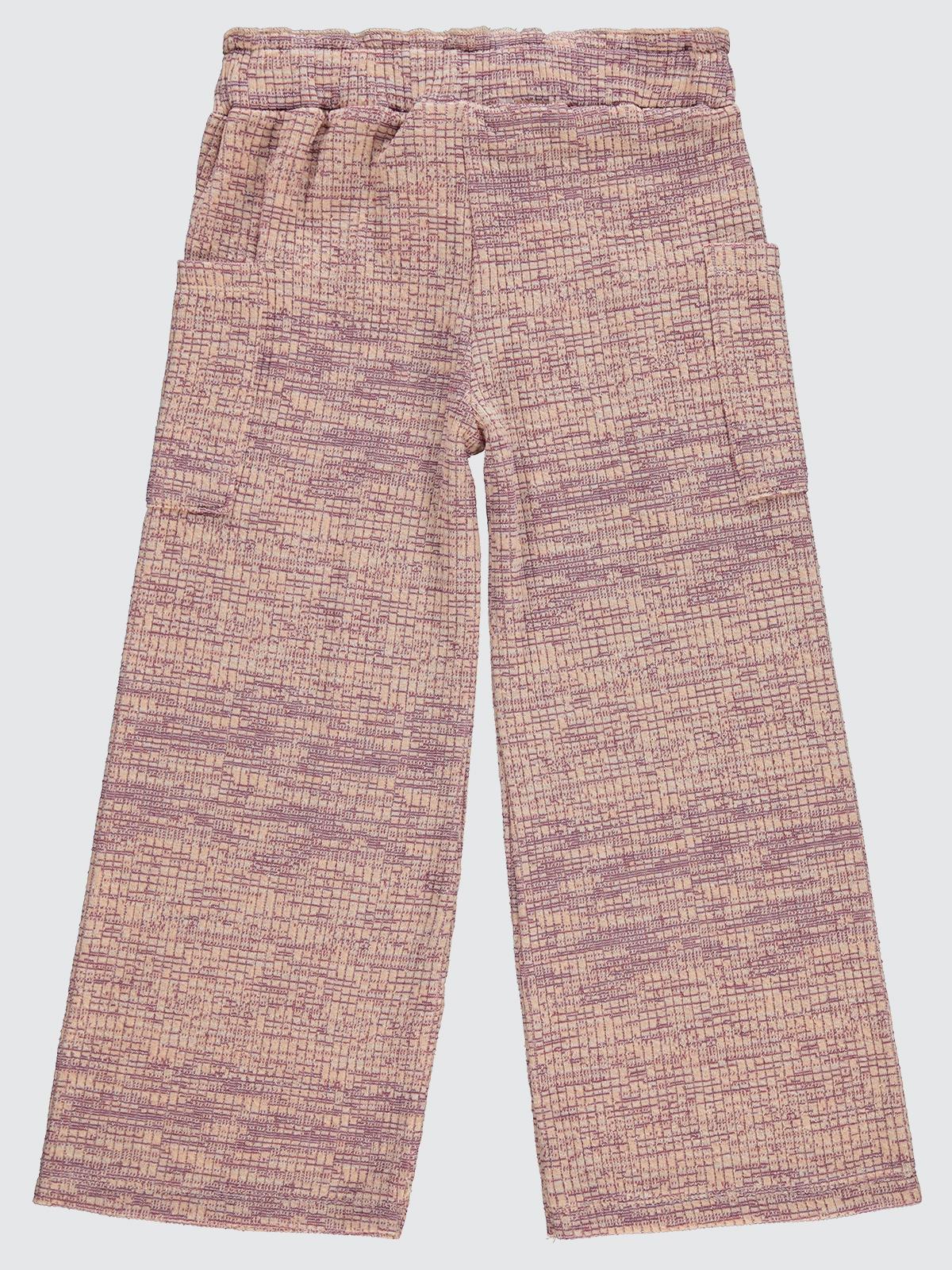 Civil Girls Renkli Melanjlı Kaşkorse 10-13 Yaş Pantolon - Pudra