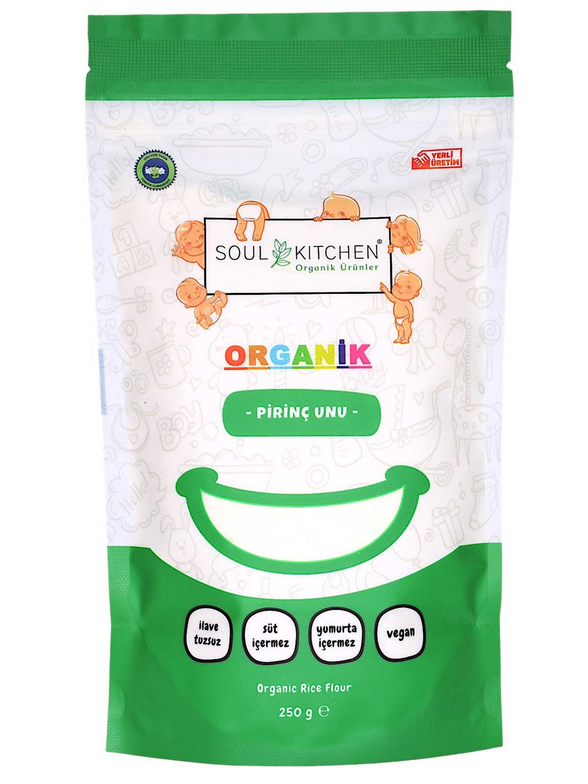 Soul Kitchen Organik Pirinç Unu 250 GR