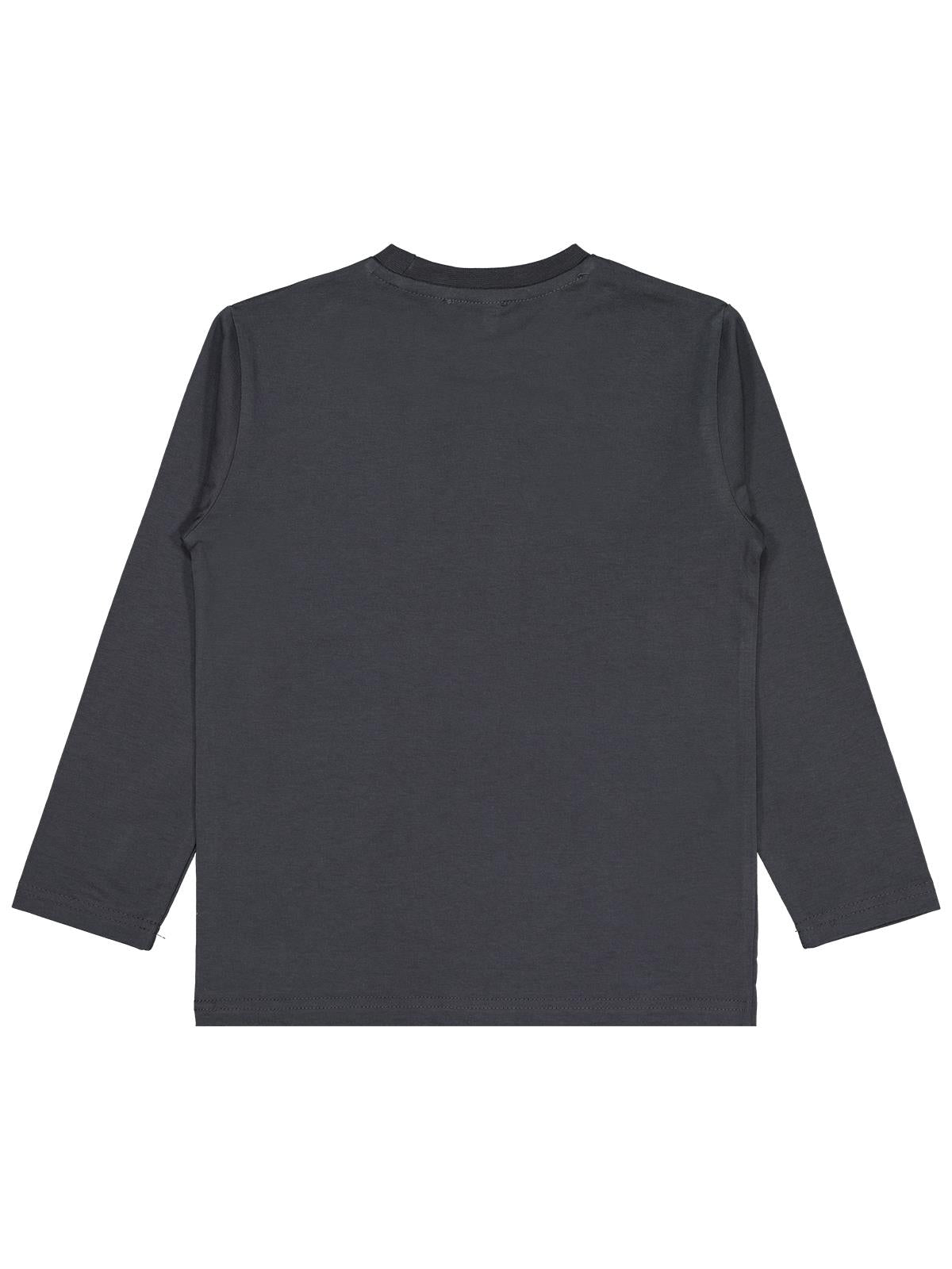 Civil Erkek Çocuk Skater Baskılı Sweatshirt | Süprem Uzun Kol | Okul Kreş ve Günlük Kullanım - Gri