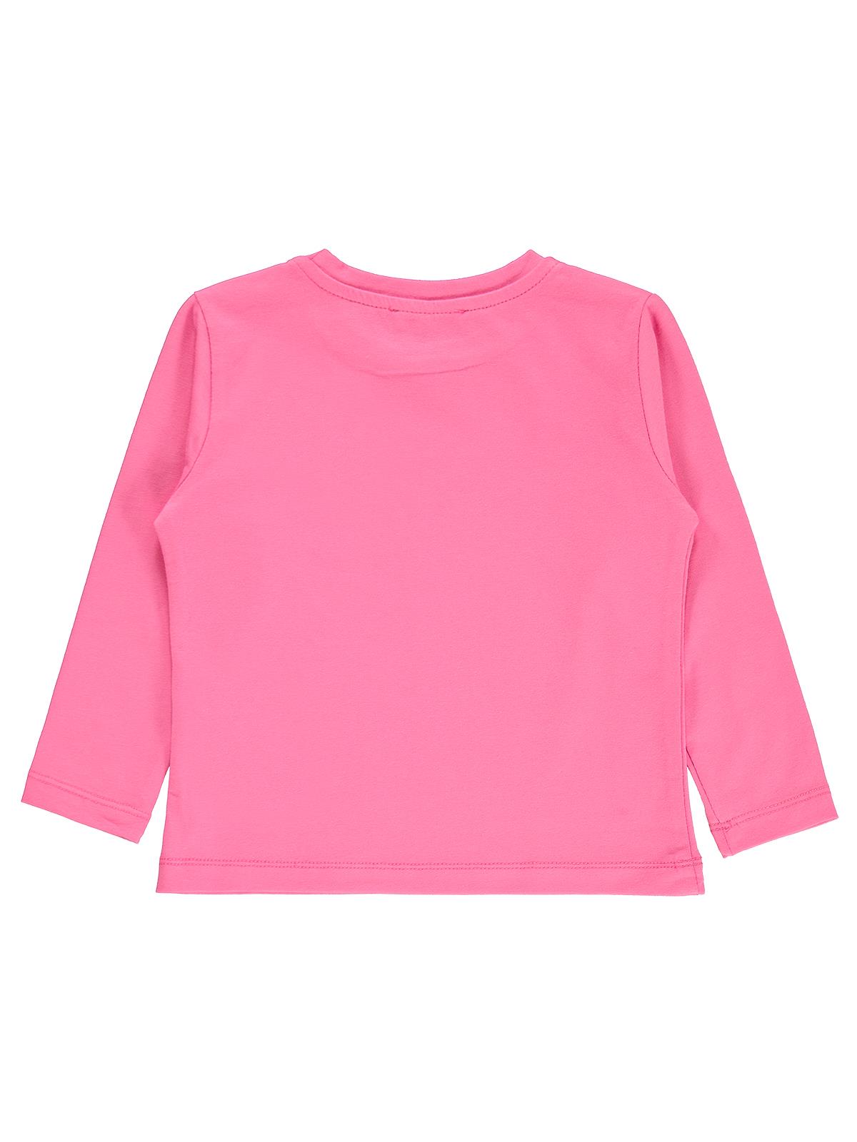 Civil Girls Kız Çocuk Basic Sweatshirt | Likralı Süprem Uzun Kol | Okul Kreş ve Günlük Kullanım - Pembe
