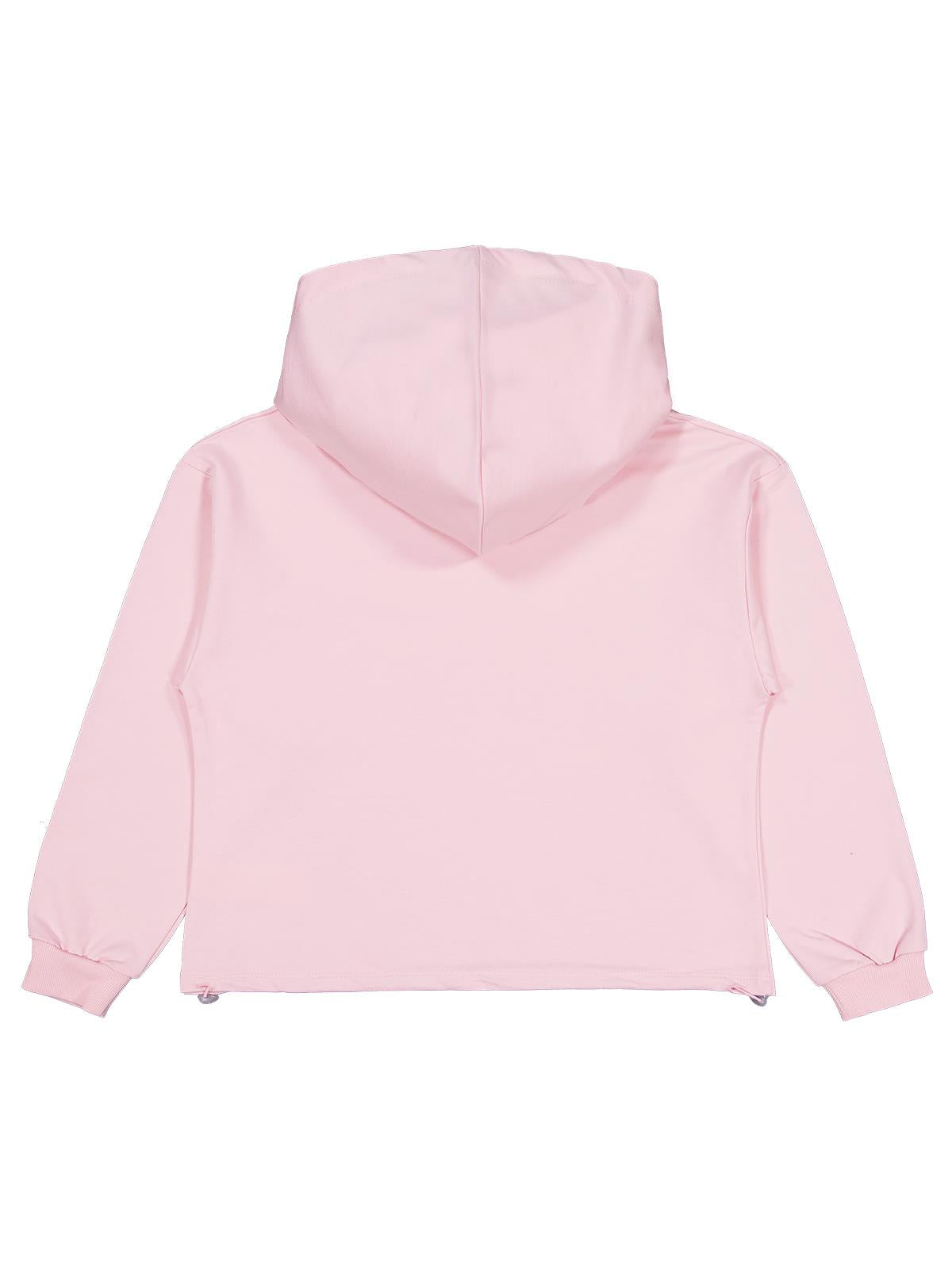 Civil Girls You Look Good Baskılı 10-13 Yaş Sweatshirt - Pudra