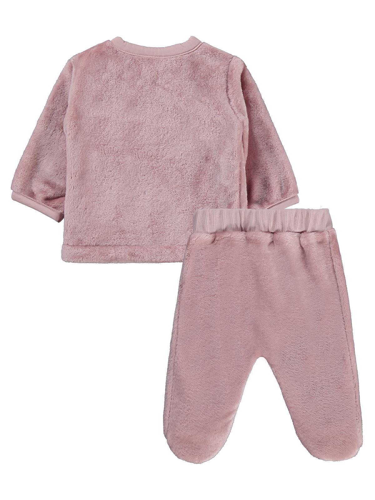 Civil Baby Unicorn Nakışlı Zıbın Takımları - Pembe