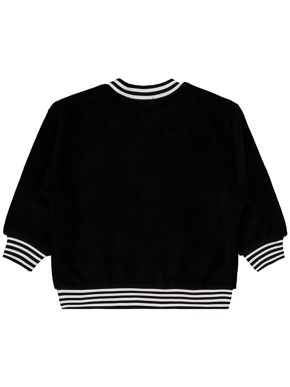 Civil Boys Armalı Reglan Kol 2-5 Yaş Sweatshirt - Siyah