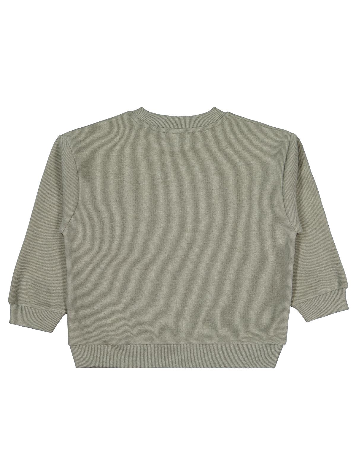 Civil Boys Erkek Çocuk Basic Selanik Sweatshirt | Selanik Uzun Kol | Okul Kreş ve Günlük Kullanım - Haki
