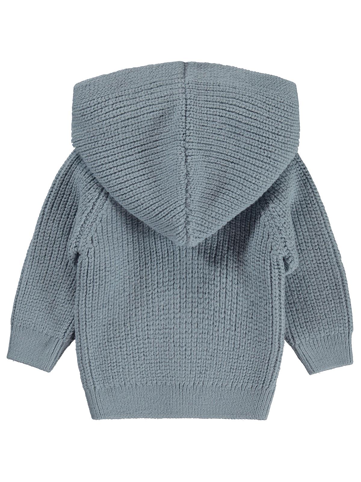 Civil Baby Ayıcık Kulaklı 6-18 Ay Hırka - Mavi