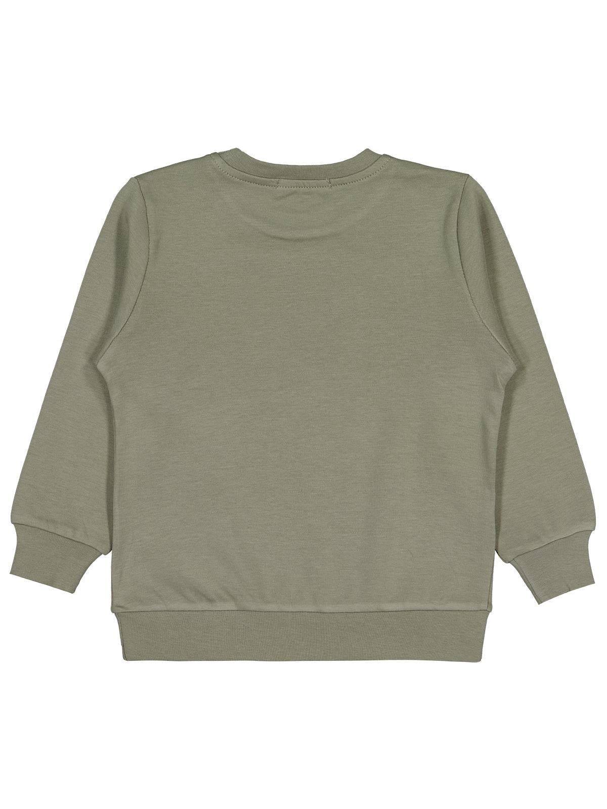 Civil Erkek Çocuk Load Baskılı Sweatshirt Km | İnterlok Uzun Kol | Okul Kreş ve Günlük Kullanım - Haki