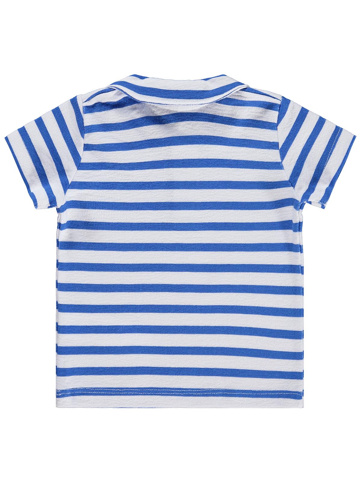 Civil Baby Yelken Baskılı 6-18 Ay Tişört - Mavi