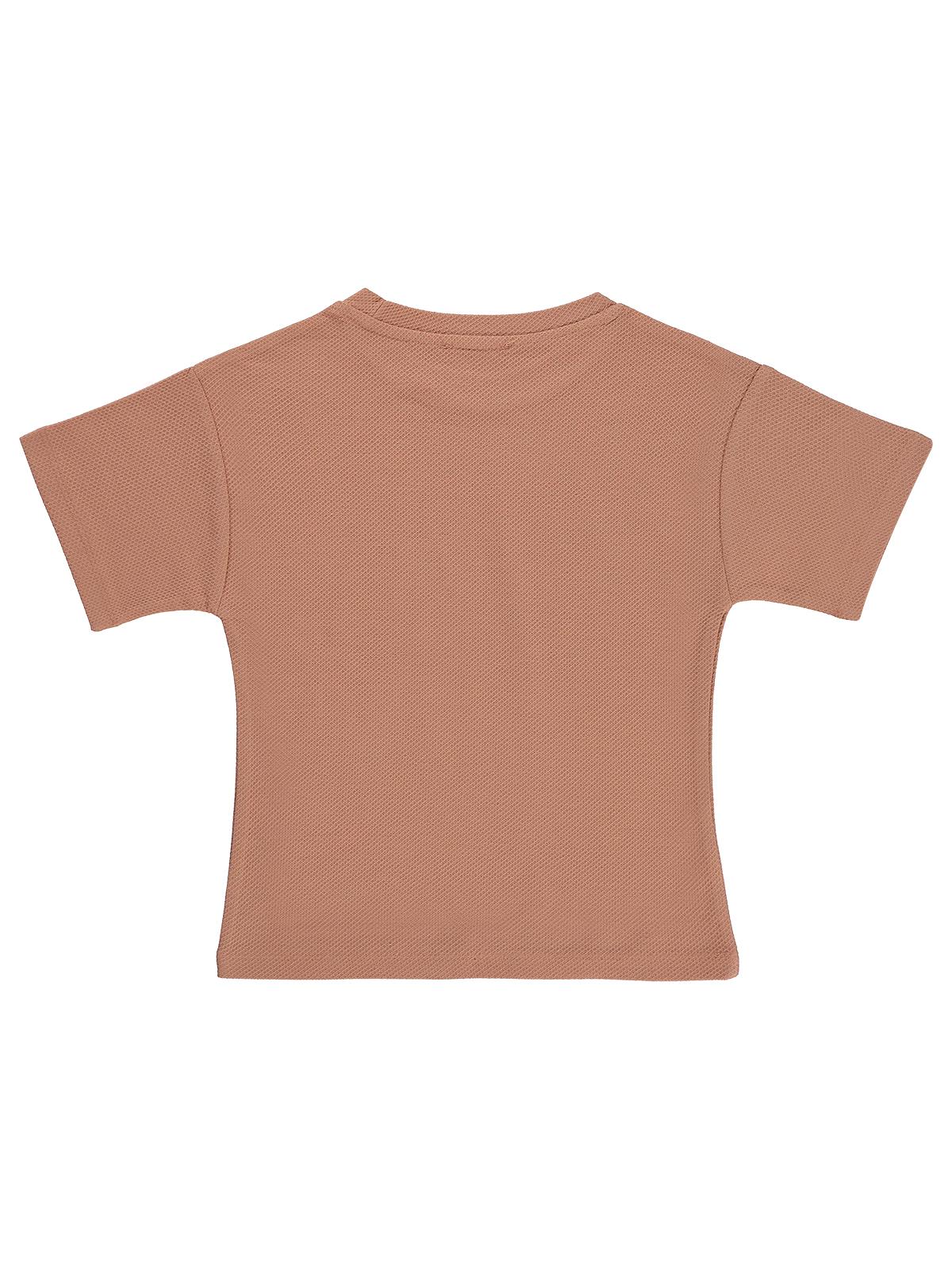 Civil Boys Basic Petek 2-5 Yaş Tişört - Pudra