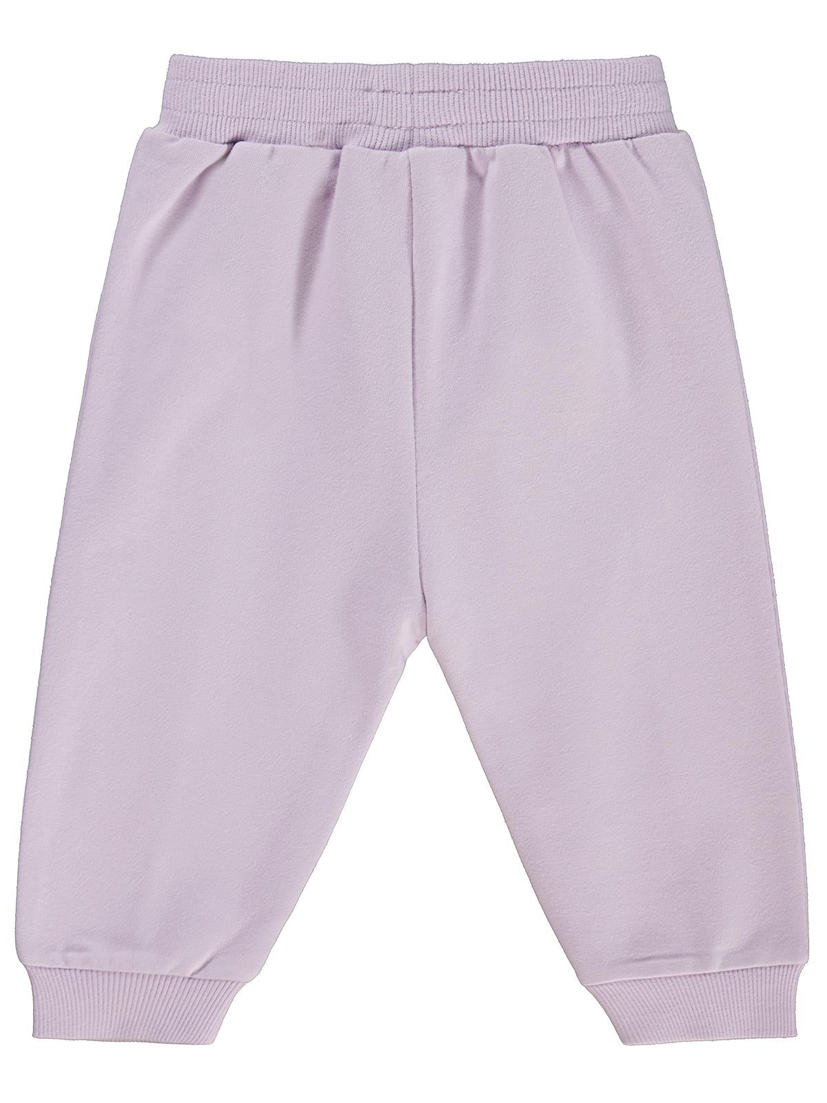 Civil Baby Civil Basic Kalp Etiketli 6-18 Ay Eşofman Altı - Lila