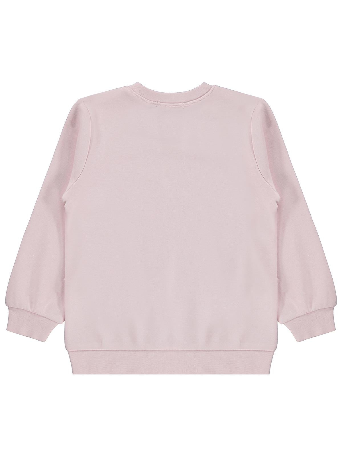 Civil Girls Rainbow Baskılı 2-5 Yaş Sweatshirt - Pembe