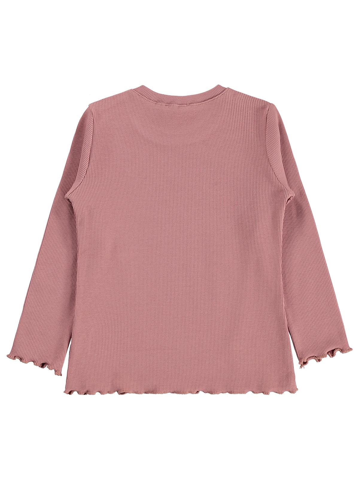 Civil Kız Çocuk Çiçek Baskılı Sweatshirt | Kaşkorse Uzun Kol | Okul Kreş ve Günlük Kullanım - Lila