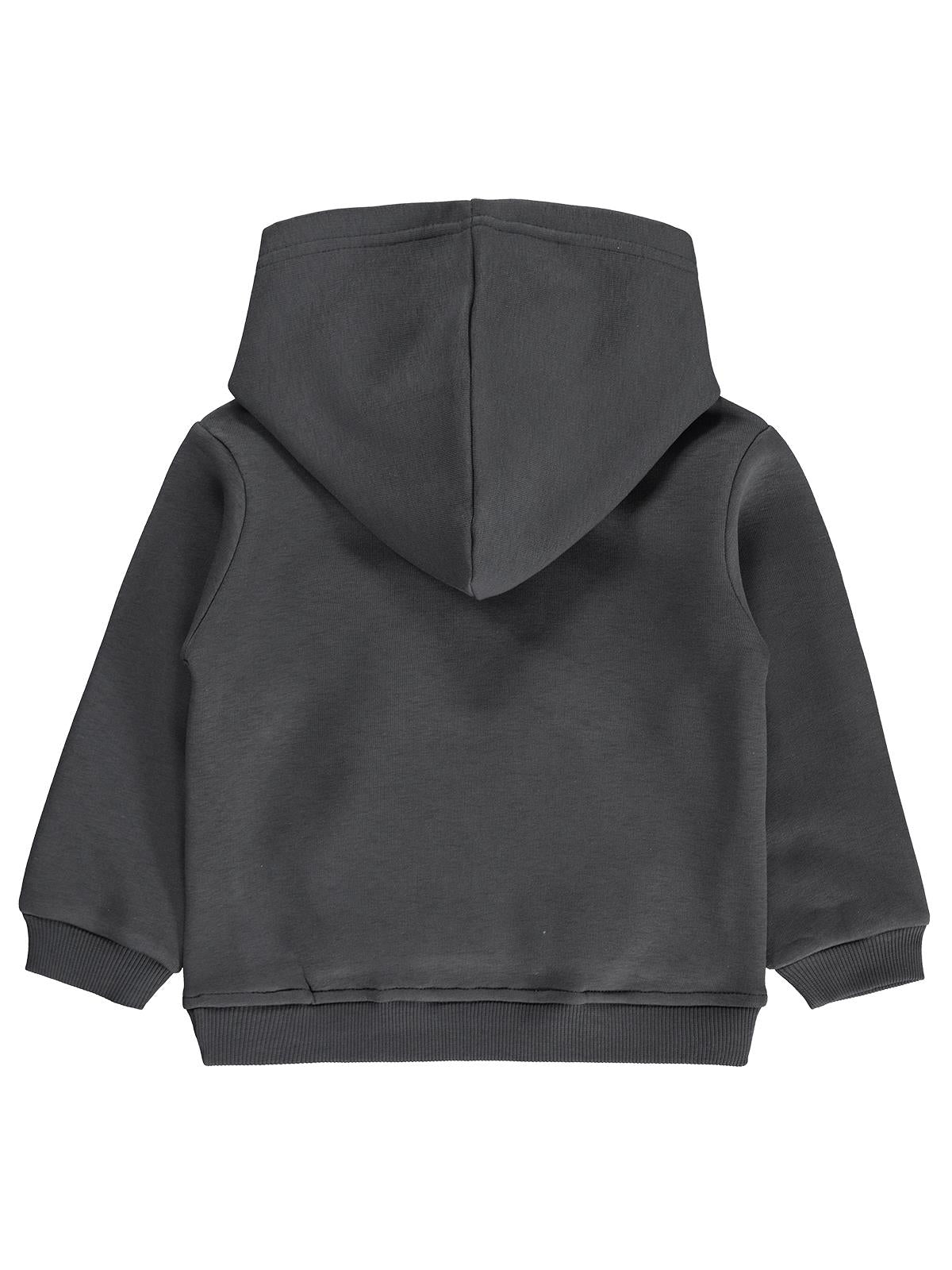 Civil Girls Kanguru Cepli 2-5 Yaş Sweatshirt - Gri
