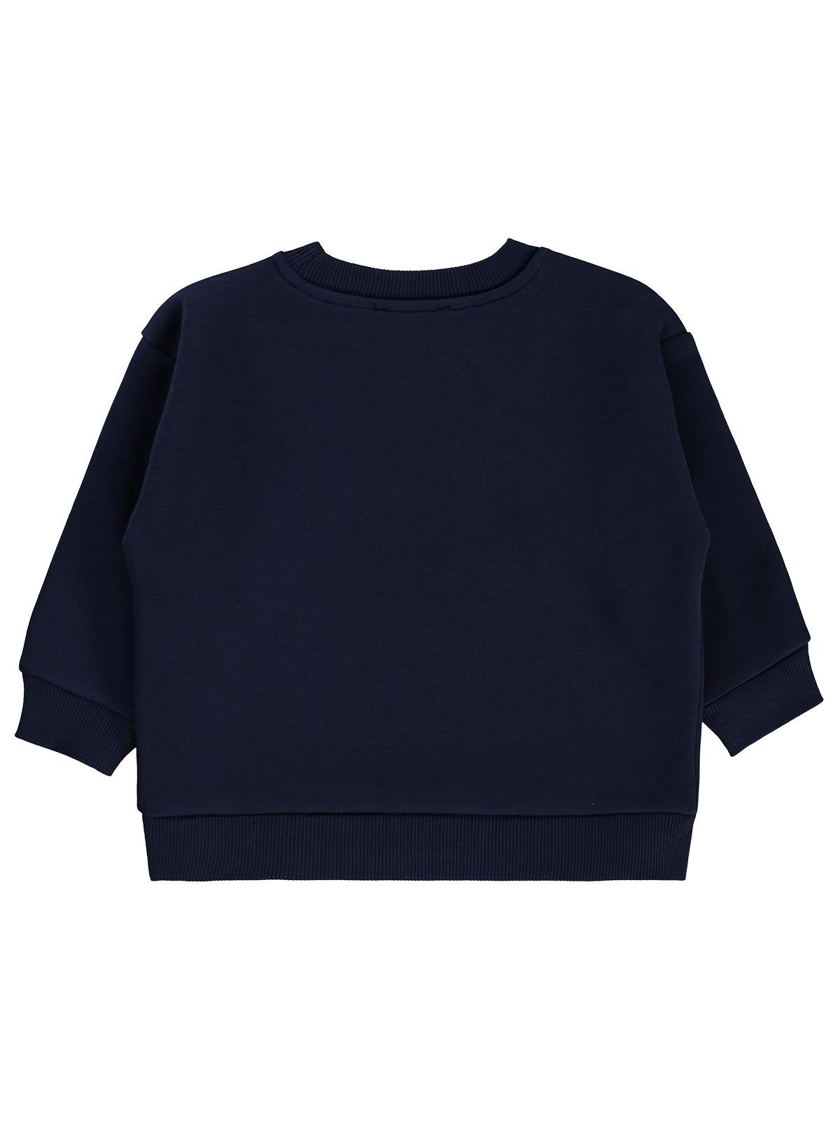 Civil Erkek Çocuk Cyber Trex Baskılı Sweatshirt Km | 3 İp Uzun Kol | Okul Kreş ve Günlük Kullanım - Lacivert