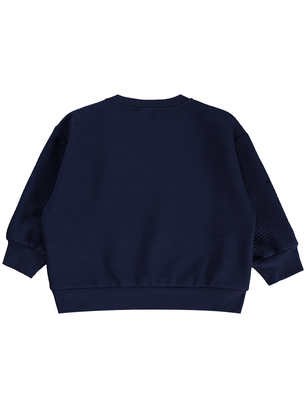 Civil Erkek Çocuk Petek Kumaşlı Sweatshirt | Jakarlı Süprem Uzun Kol | Okul Kreş ve Günlük Kullanım - Lacivert