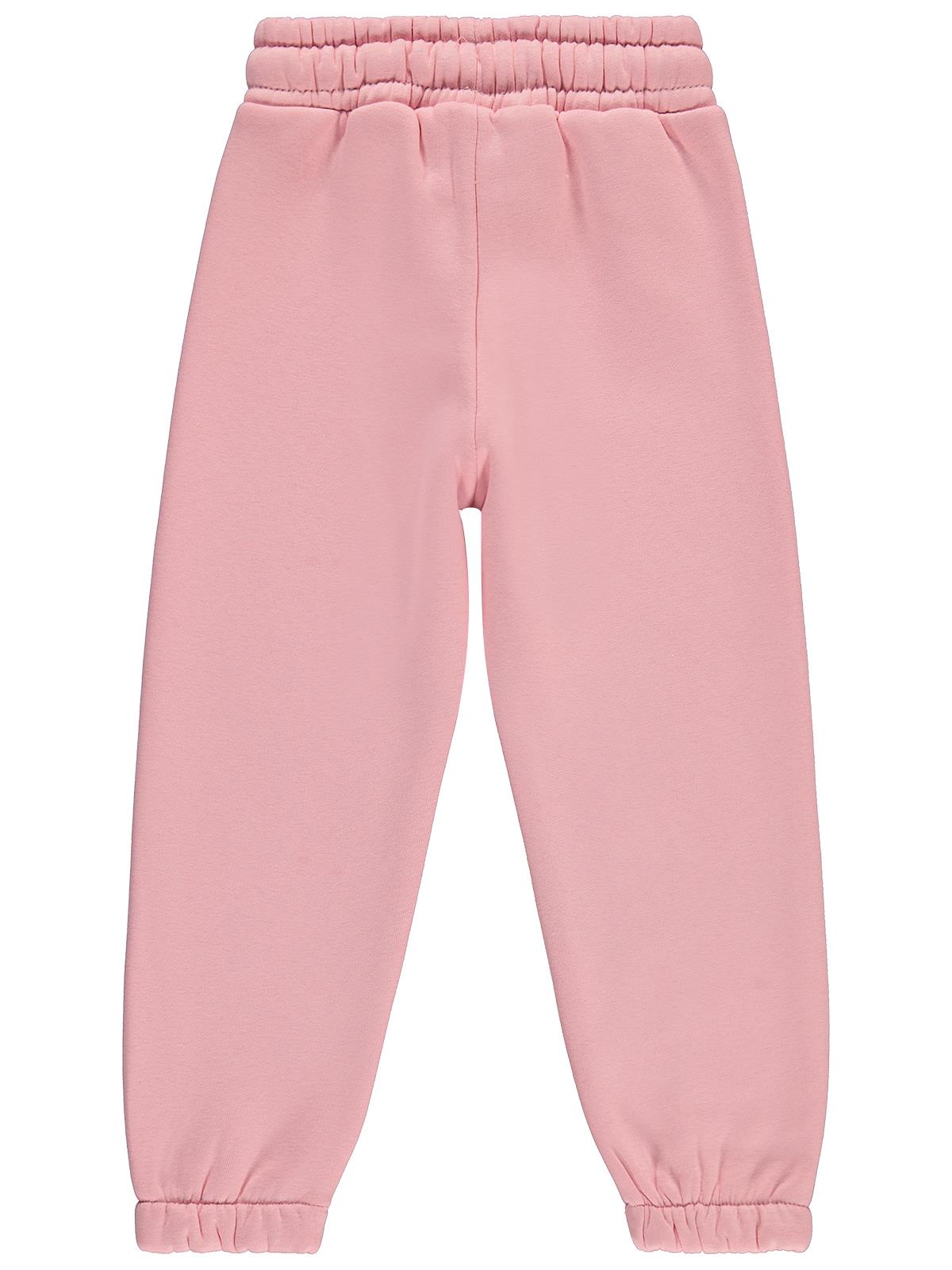 Civil Girls Kız Çocuk Daily Wear Baskılı Eşofman Altı | 3 İp Baskılı | Okul Kreş ve Günlük Kullanım - Pudra