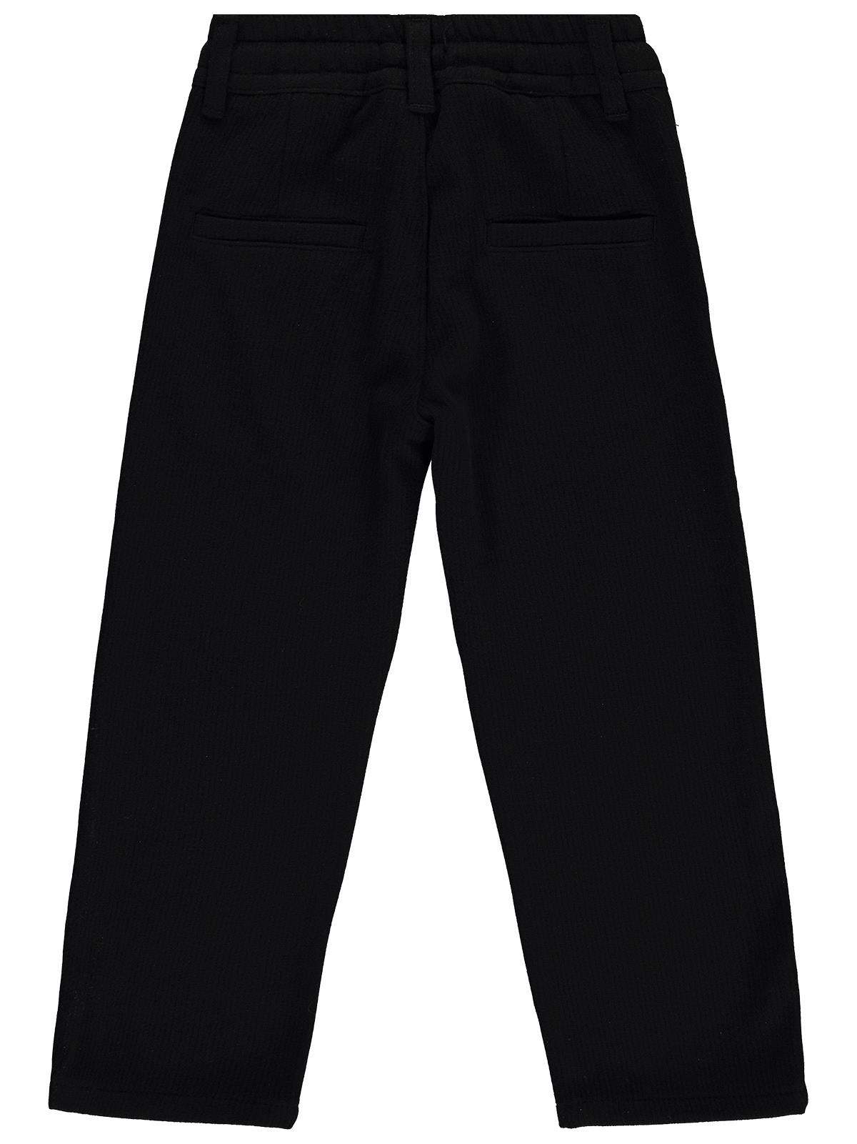 Pierre Cardin İpli Pantolon | Viskoz | Okul Kreş ve Günlük Kullanım - Siyah
