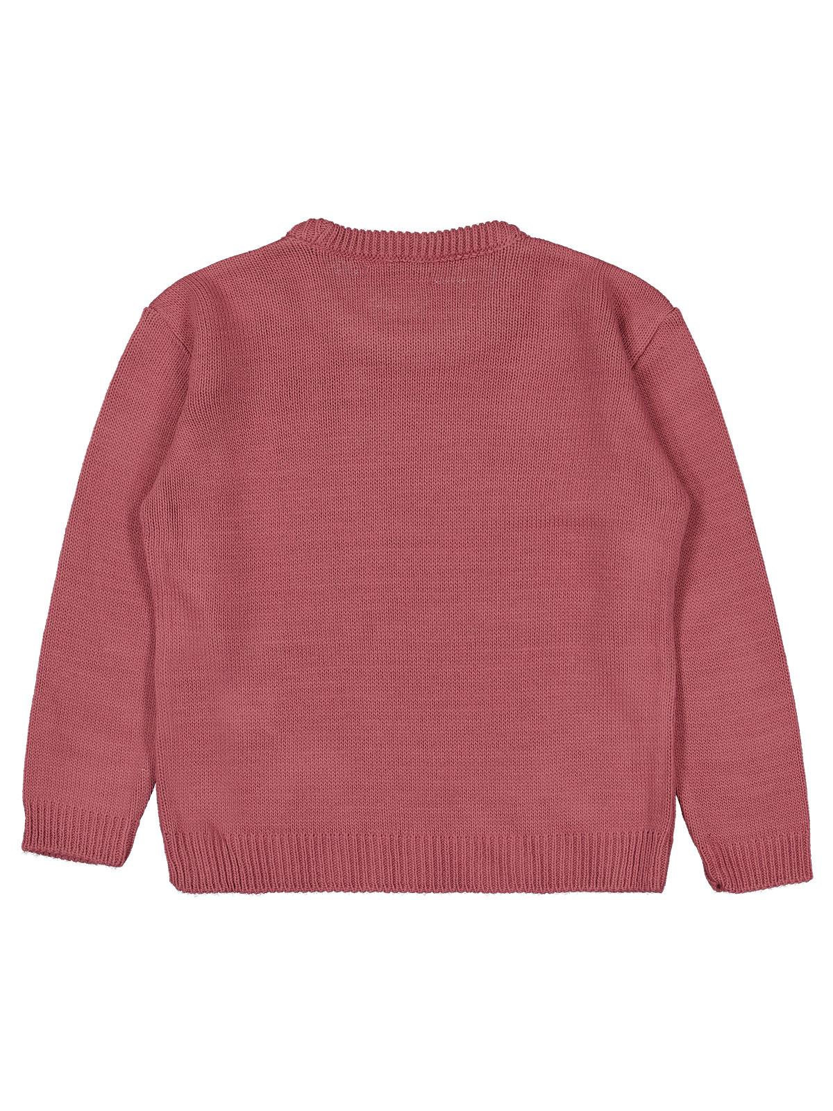 Civil Girls Kar Tanesi Desenli 6-9 Yaş Kazak - Lila