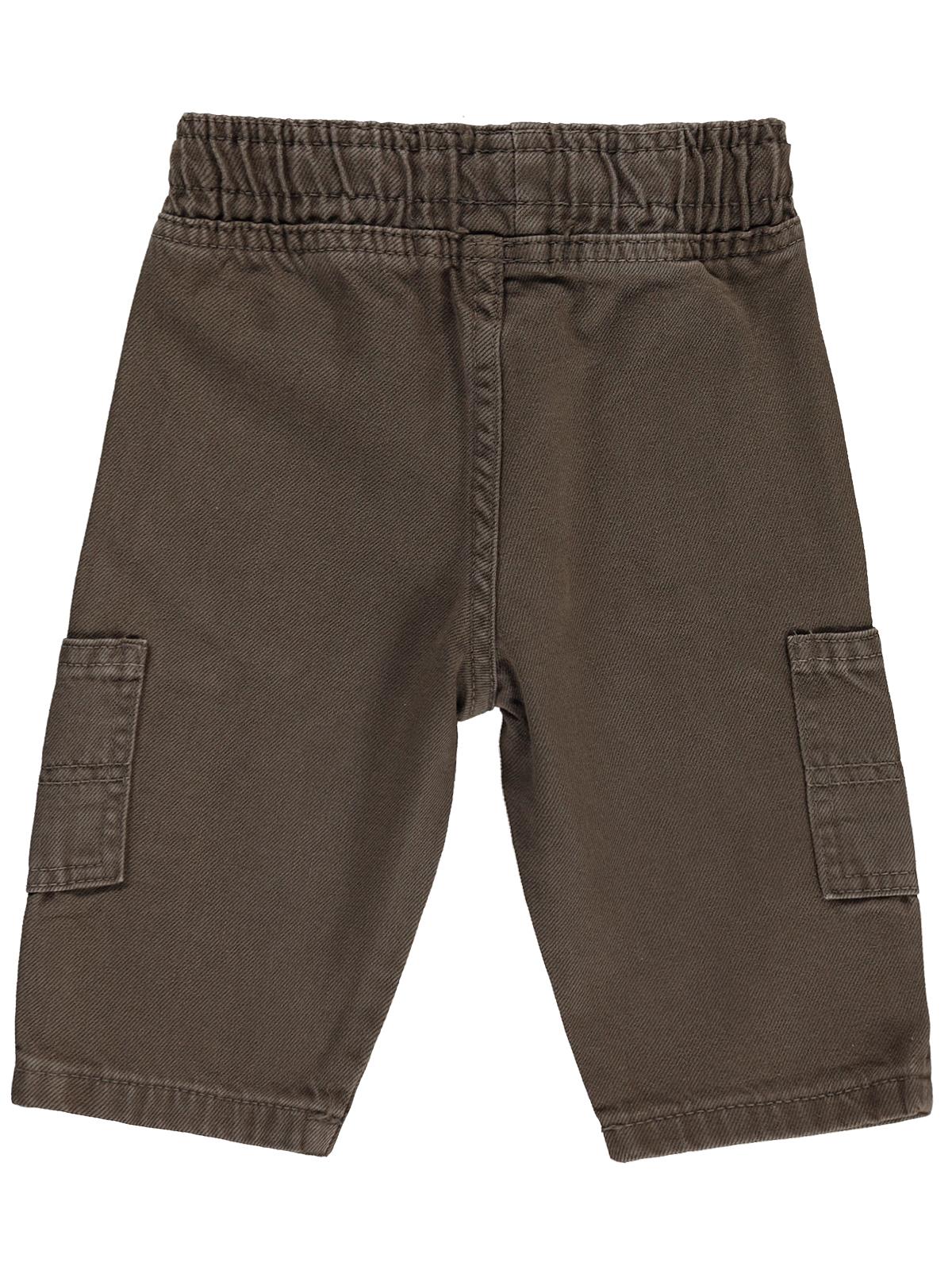 Civil Baby Kargo Cepli Örme 6-18 Ay Pantolon - Kahve