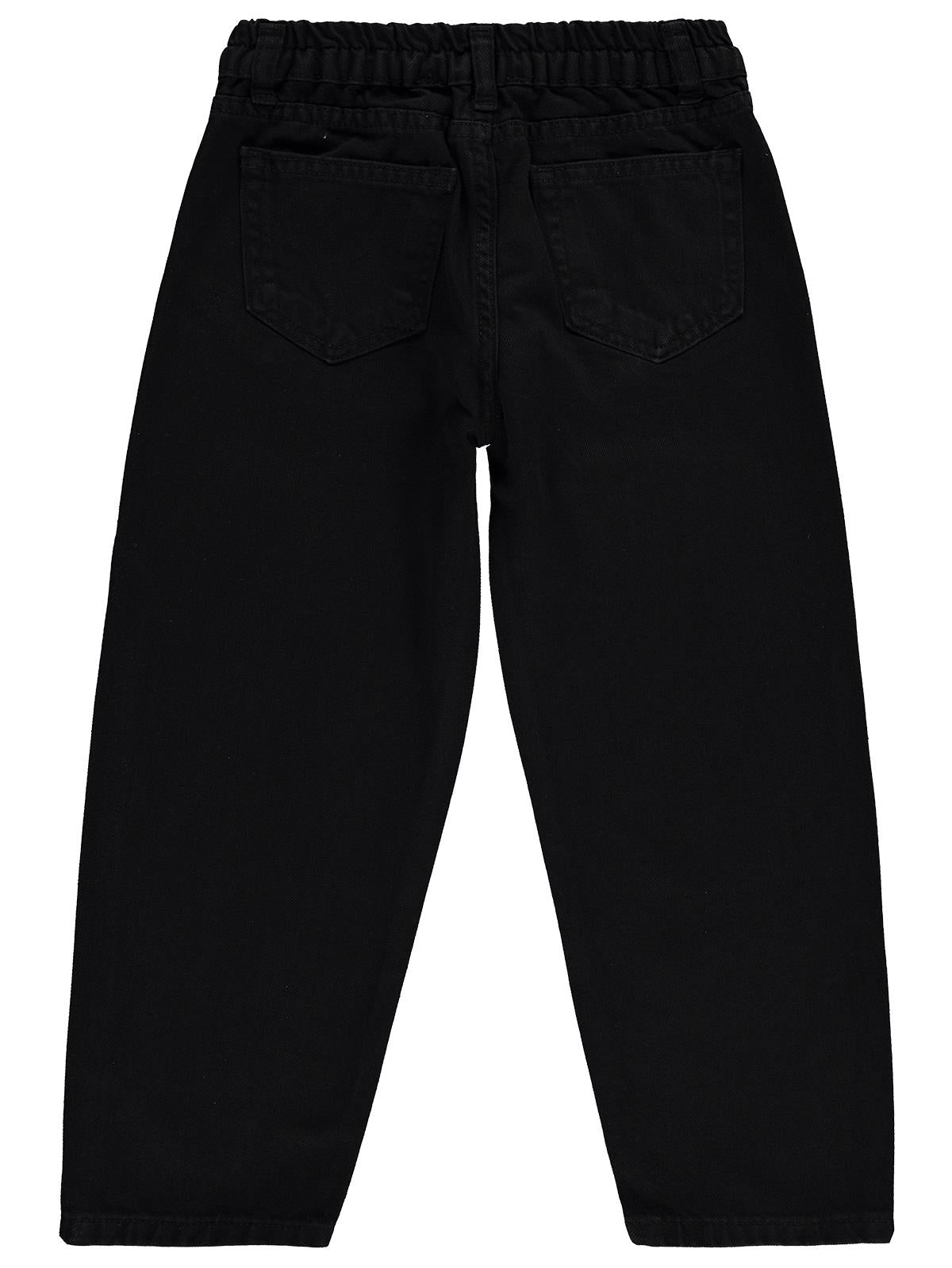 Civil Boys Beli Lastikli 10-13 Yaş Pantolon - Siyah