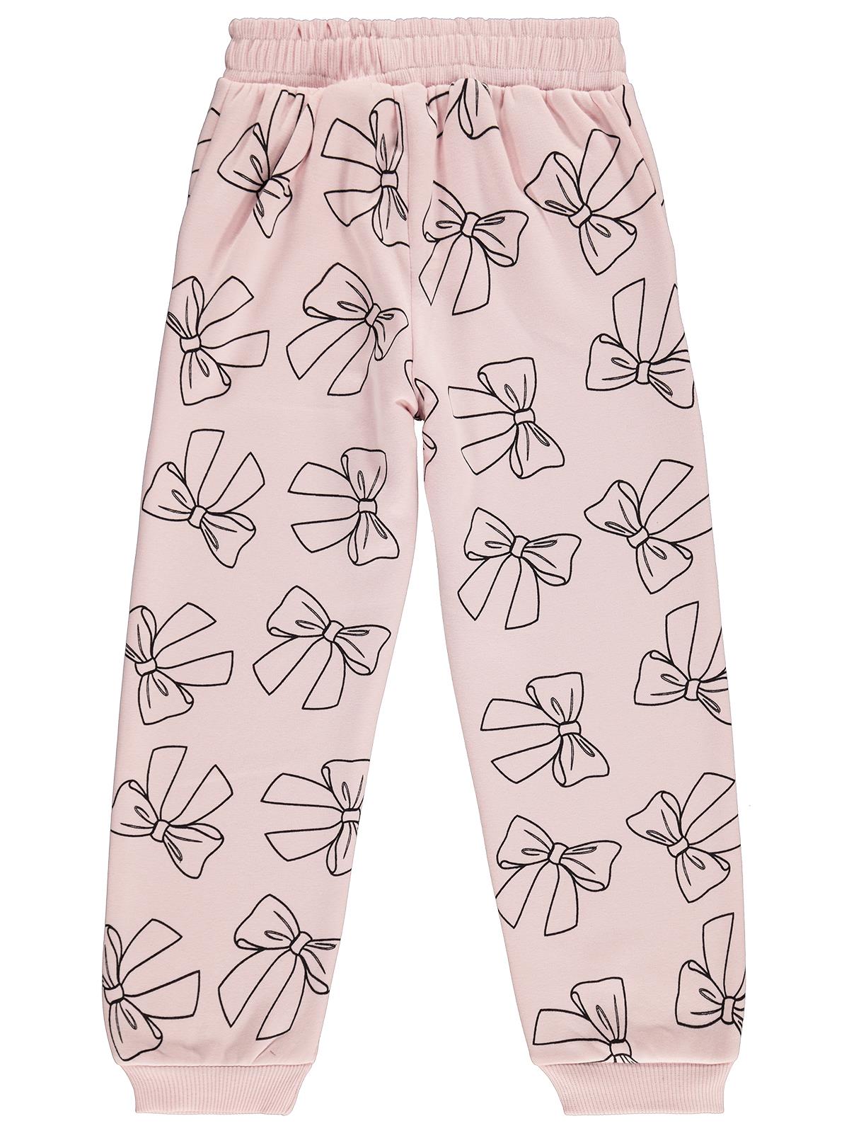 Civil Girls Fiyonk Baskılı 6-9 Yaş Eşofman Altı - Pembe