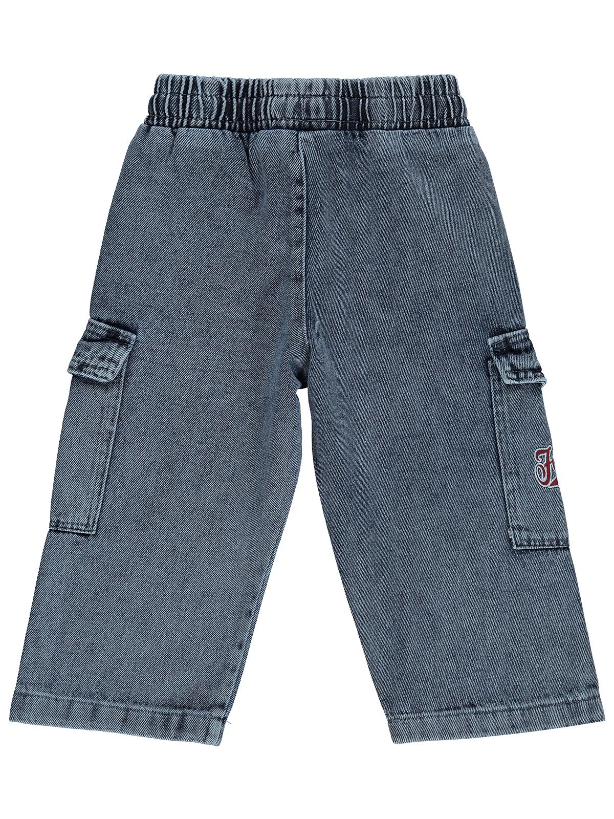 Civil Boys Kargo Cepli 2-5 Yaş Pantolon Kot - Mavi