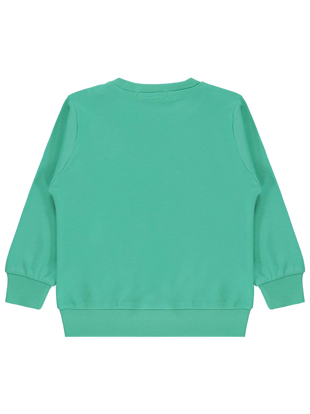 Civil Boys Kulaklık Baskılı 2-5 Yaş Sweatshirt - Yeşil