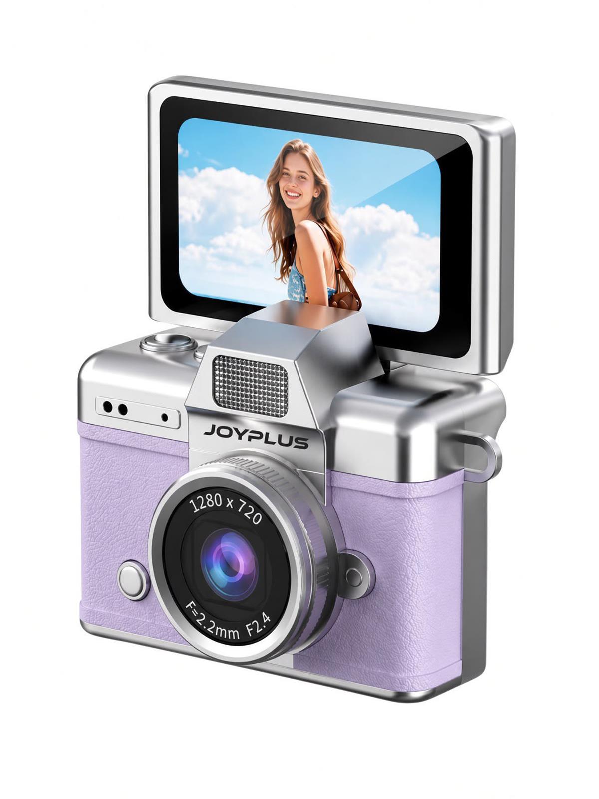 Joyplus Mini Flip Ekranlı Dijital Kamera - Lila