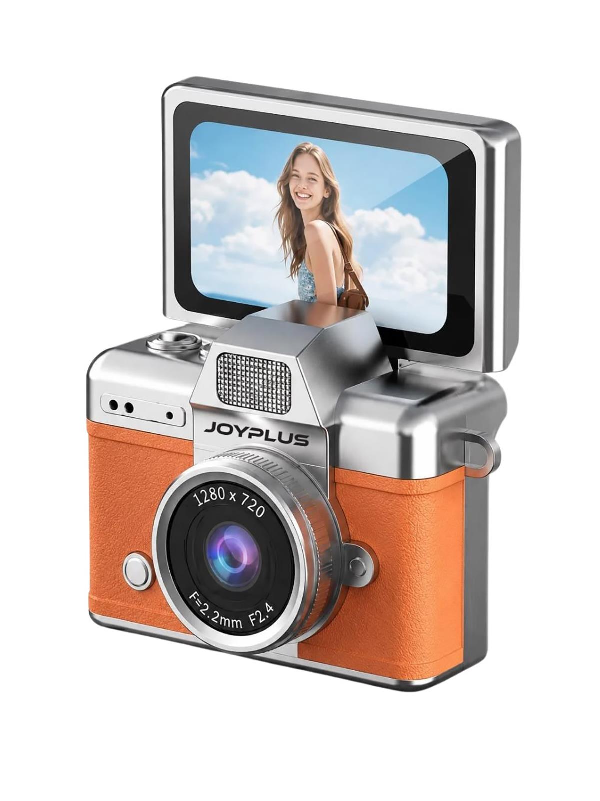 Joyplus Mini Flip Ekranlı Dijital Kamera - Turuncu