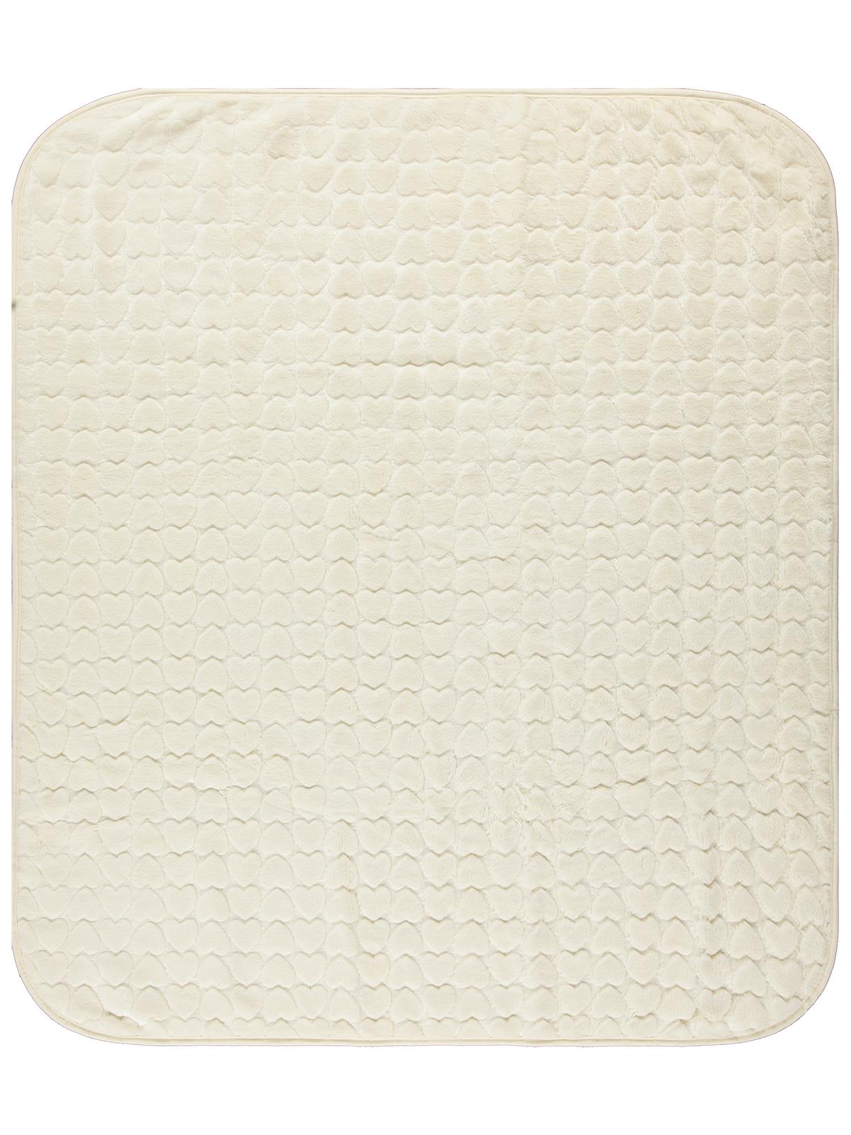 Civil Baby Kalp Empirme Baskılı 100x120 cm Battaniye - Bej