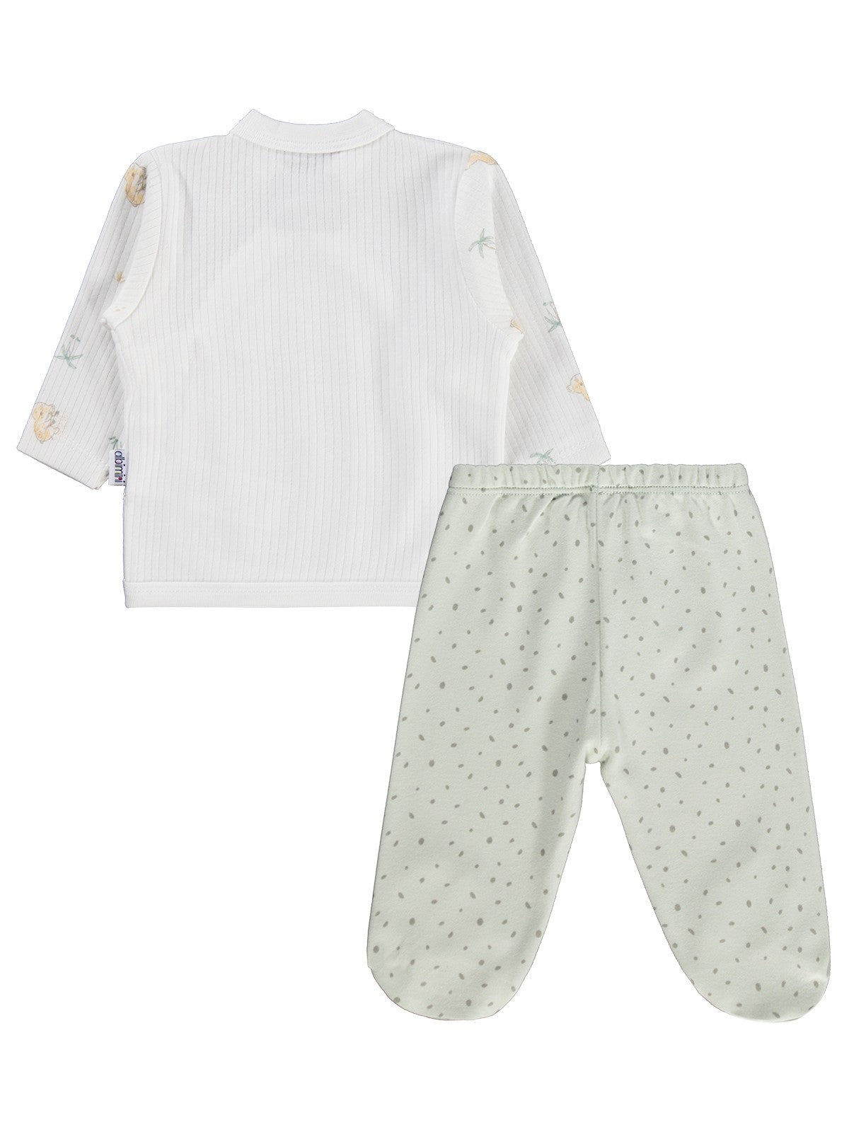 Minidamla Koala Desenli 5'li Zıbın Takımı - Yeşil