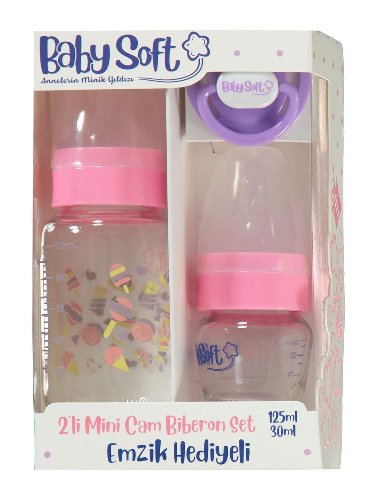 Baby Soft 2'li Mini Cam Biberon Set-pembe - Pembe