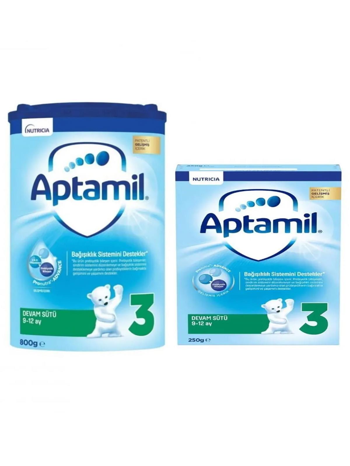 Aptamil 3 800g + Aptamil 3 250g Devam Sütü