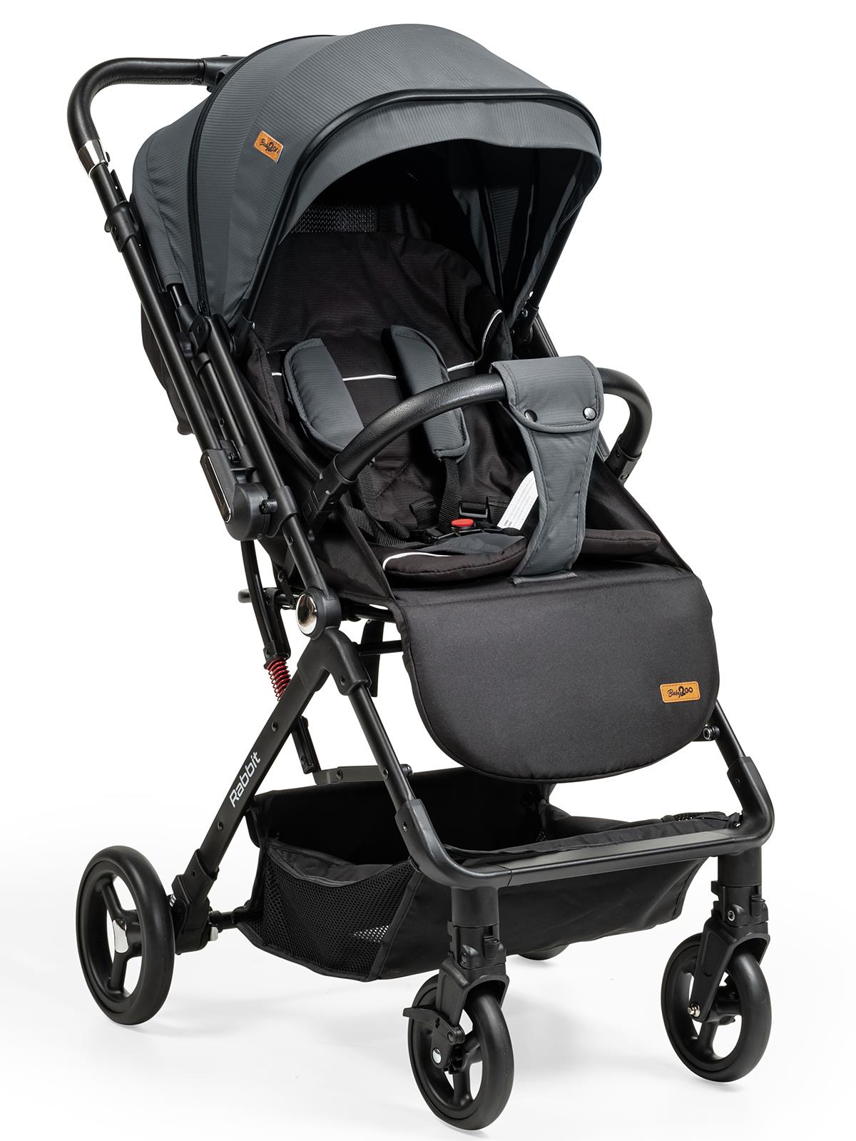 Baby2Go Rabbit Kabin Çift Yönlü Bebek Arabası - Gri