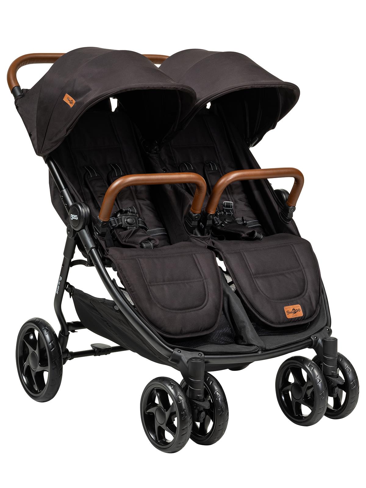 Baby2Go Starling İkiz Puset Bebek Arabası - Siyah