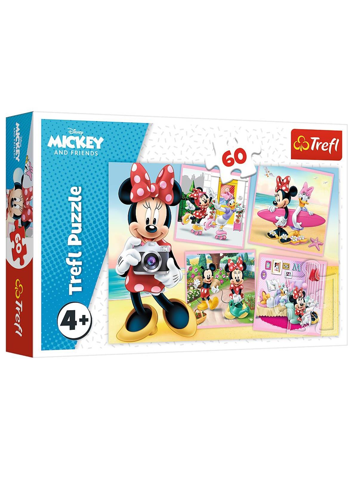 Vardem Oyuncak Trefl 60 Parça Puzzle Minnie (33x22cm)