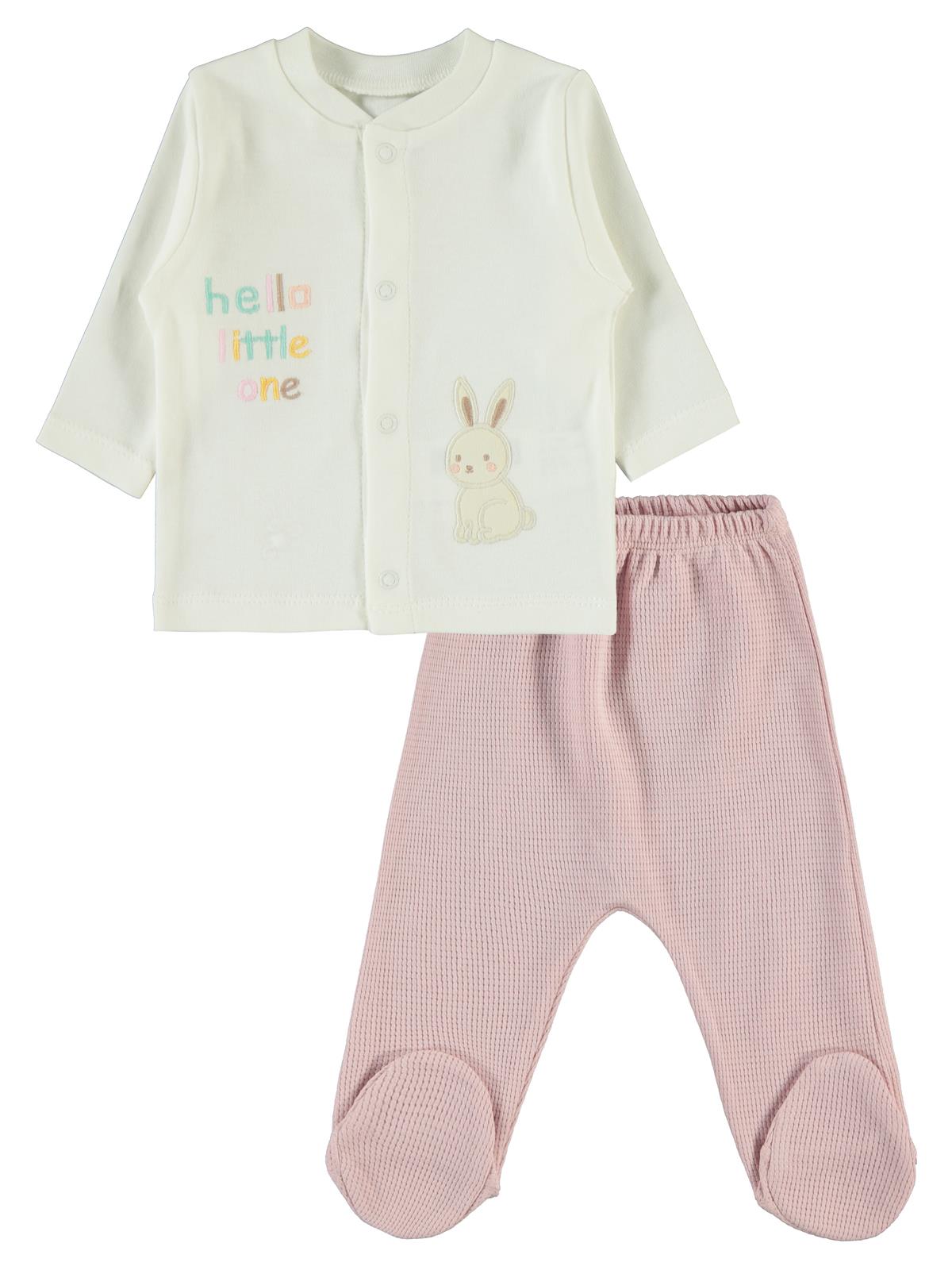 Civil Baby Kız Bebek Zıbın Setleri  - Pudra