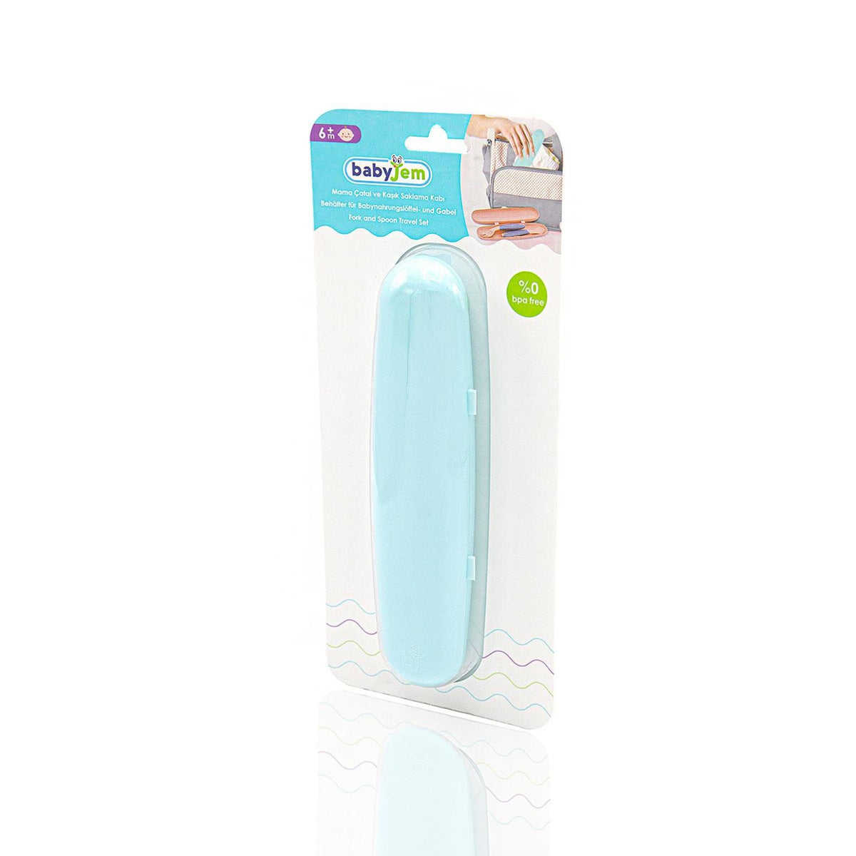 Babyjem Çatal Kaşık Saklama Kabı - Yeşil