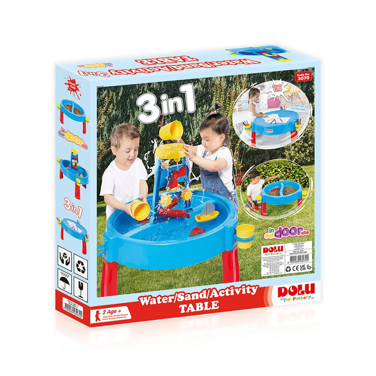 Dolu Oyuncak Su Ve Kum Aktivite Masası