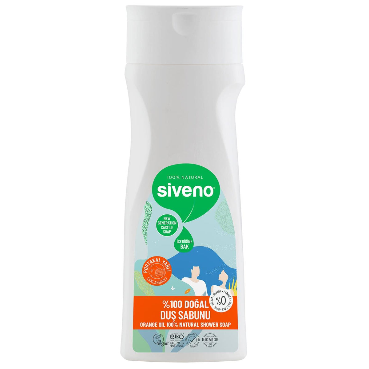 Siveno % 100 Doğal Portakal Yağlı Duş Sabunu 300ml