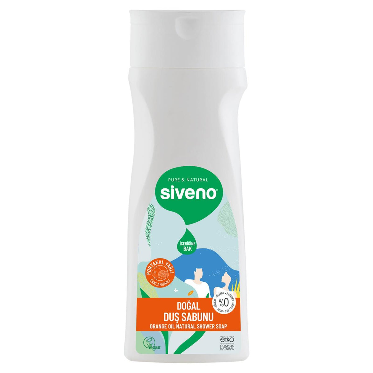 Siveno % 100 Doğal Portakal Yağlı Duş Sabunu 300ml