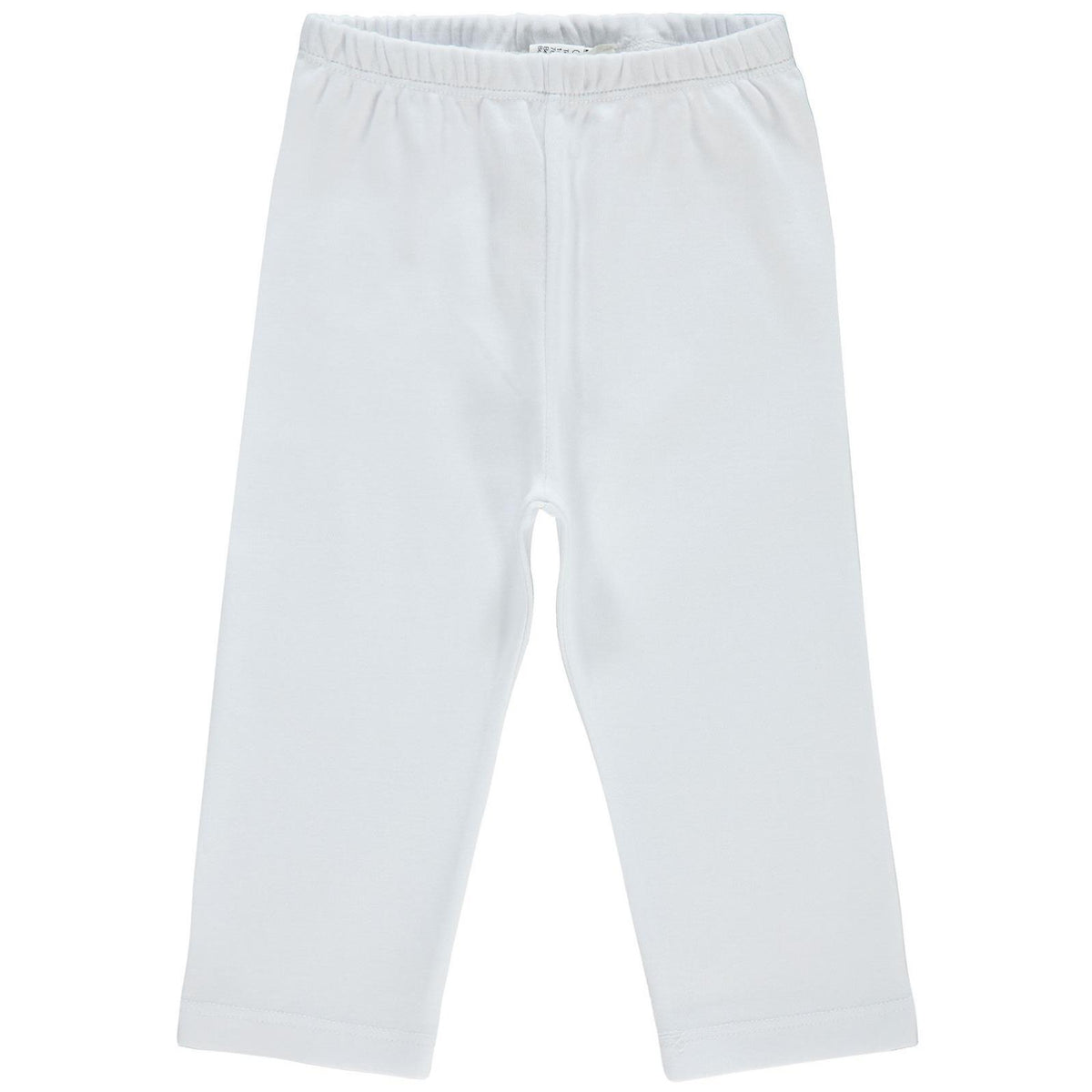 Civil Baby Düz Model Beli Lastikli 12-24 Ay Tek Alt Bebe - Beyaz